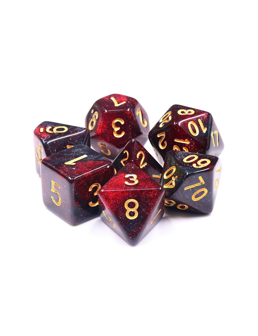 Lot de 7 dés Bloody Mary FR Epic Forge