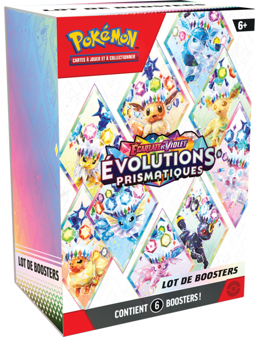 Pokemon Evolutions Prismatiques Bundle de 6 boosters FR Pokemon Compagny