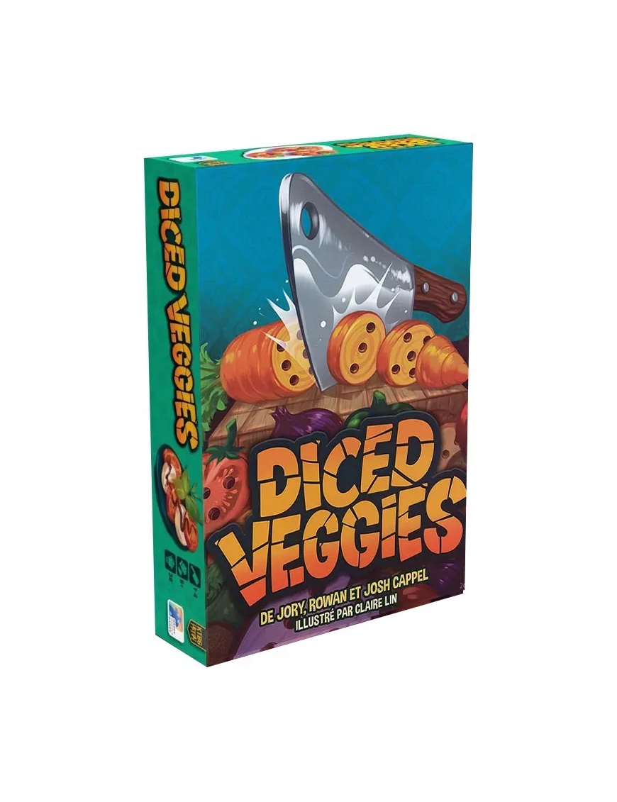 Diced veggies FR Happy Meeple Games