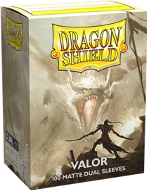 Dragon shield Dual Matte Valor taille Magic Standard x 100