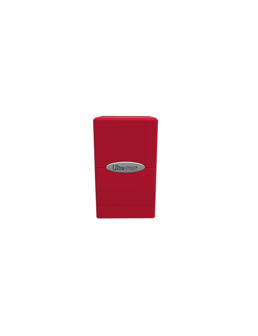 Deck Box Tour en satin Rouge Pomme 100+ FR Ultra Pro