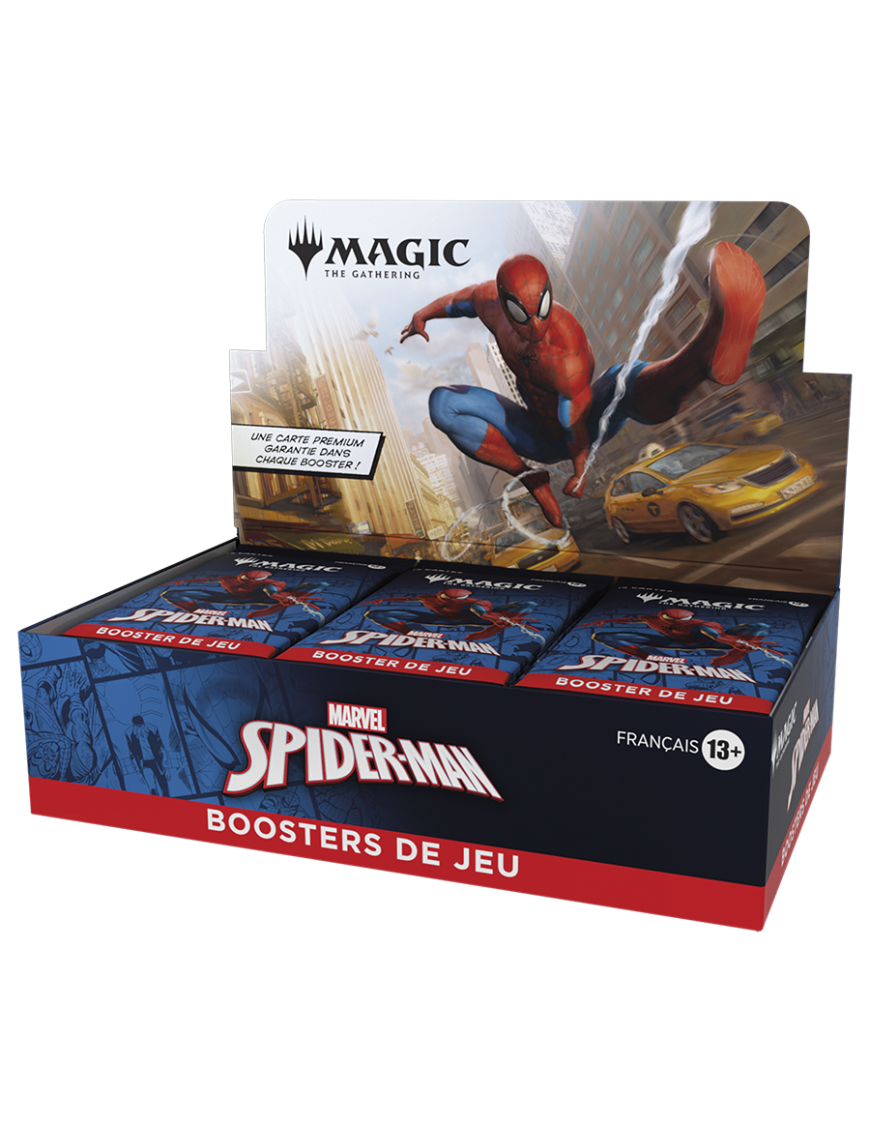 Magic Marvel's Spider-Man Boite de 30 Boosters de Jeu SpiderMan Display FR MTG