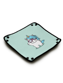 Piste de des Neoprene Small Hello Unicorn  (21x21cm) FR Immersion Offline Distrib