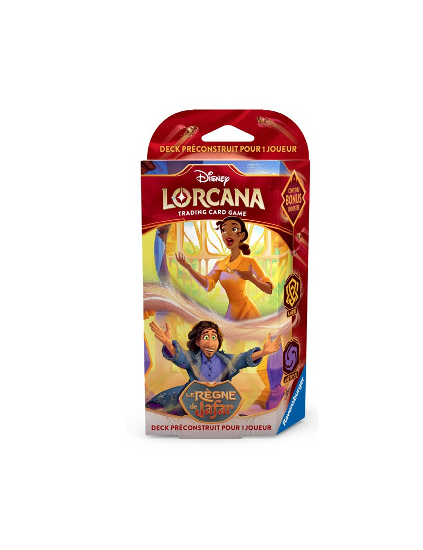 Lorcana Disney Le Règne de Jafar Deck de démarrage Tiana et Bruno FR Chapitre 8