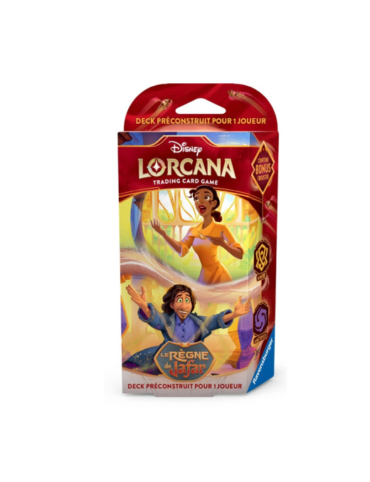 Lorcana Disney Le Règne de Jafar Deck de démarrage Tiana et Bruno FR Chapitre 8
