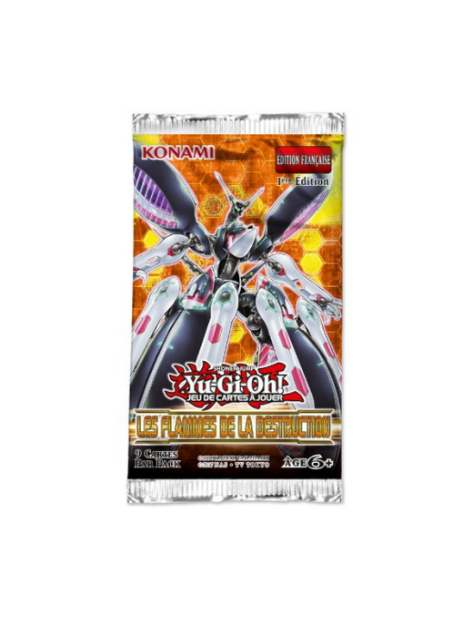 YuGiOh Booster Les Flammes de la destruction 1st edition FR Konami