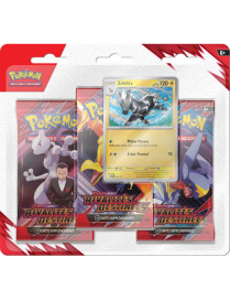 Pokemon Rivalités Destinées : Écarlate et Violet pack 3 Boosters EV10 FR