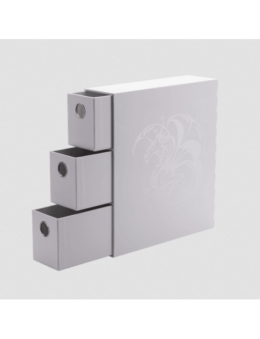 Boite Fortress Card Drawers Dragon Shield Blanc FR Arcane Tinmen