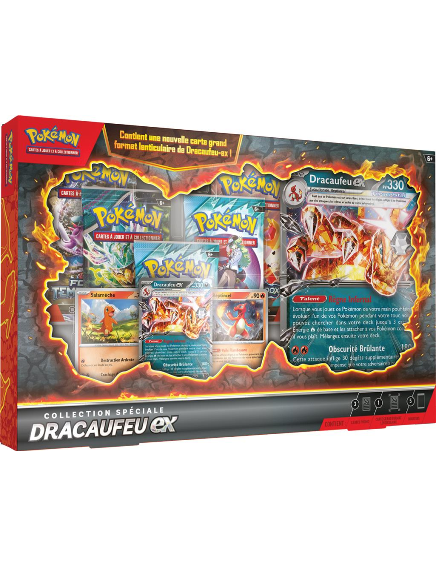 Pokemon Écarlate et Violet Coffret Collection spéciale Dracaufeu-ex FR