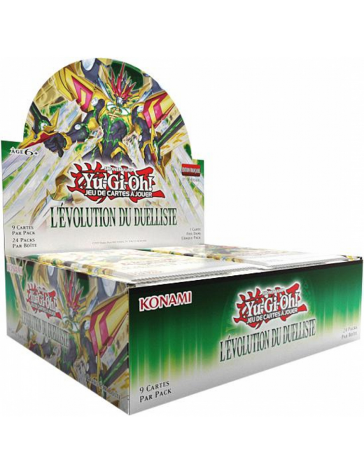 YuGiOh Boite de 24 boosters L'Évolution du Duelliste display FR Konami