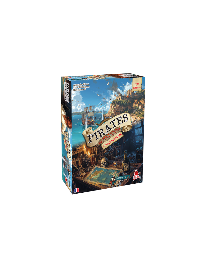 Pirates de Maracaibo Extension Commandants FR Super Meeple