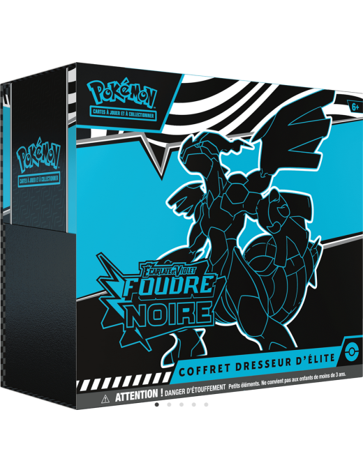 Pokemon Foudre Noire Coffret Dresseur D'Elite Zekrom FR
