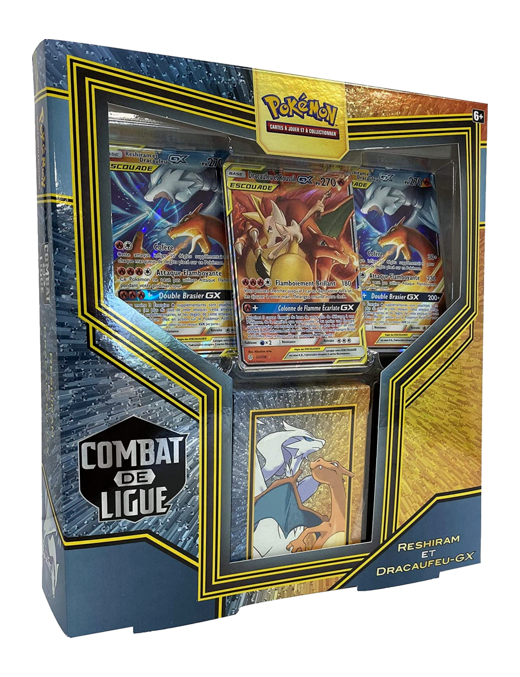 Pokemon Deck Combat de Ligue Reshiram et Dracaufeu - GX FR