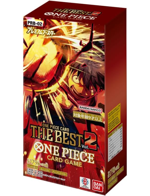 One Piece The Best Volume 2 PRB-02 Boite de 10 boosters Japonais Bandai Display PRB02