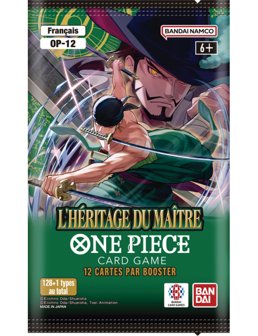 One Piece L'héritage du maître OP-12 Booster FR Bandai OP12