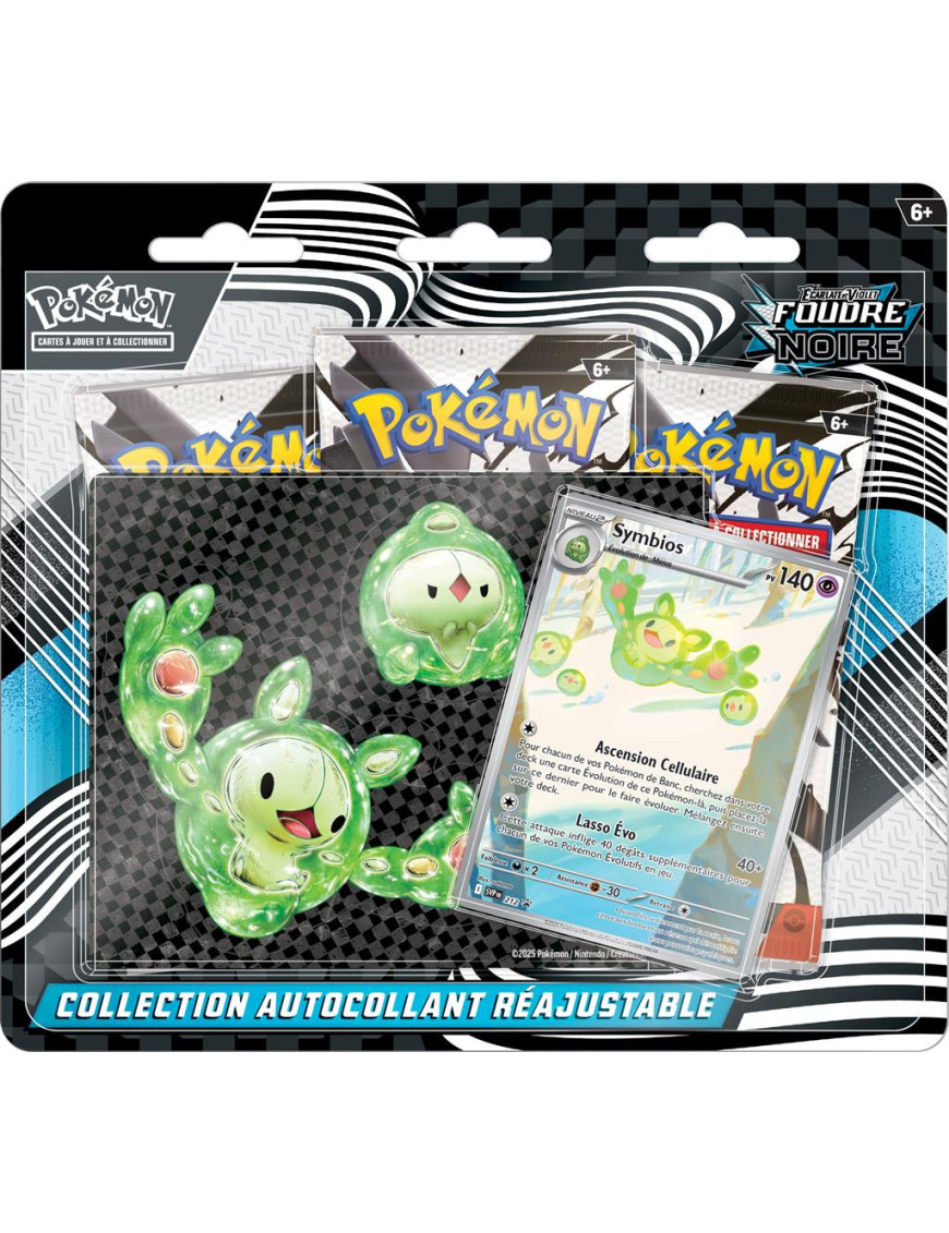 Pokemon Foudre Noir : Écarlate et Violet pack 3 Boosters EV10.5 FR