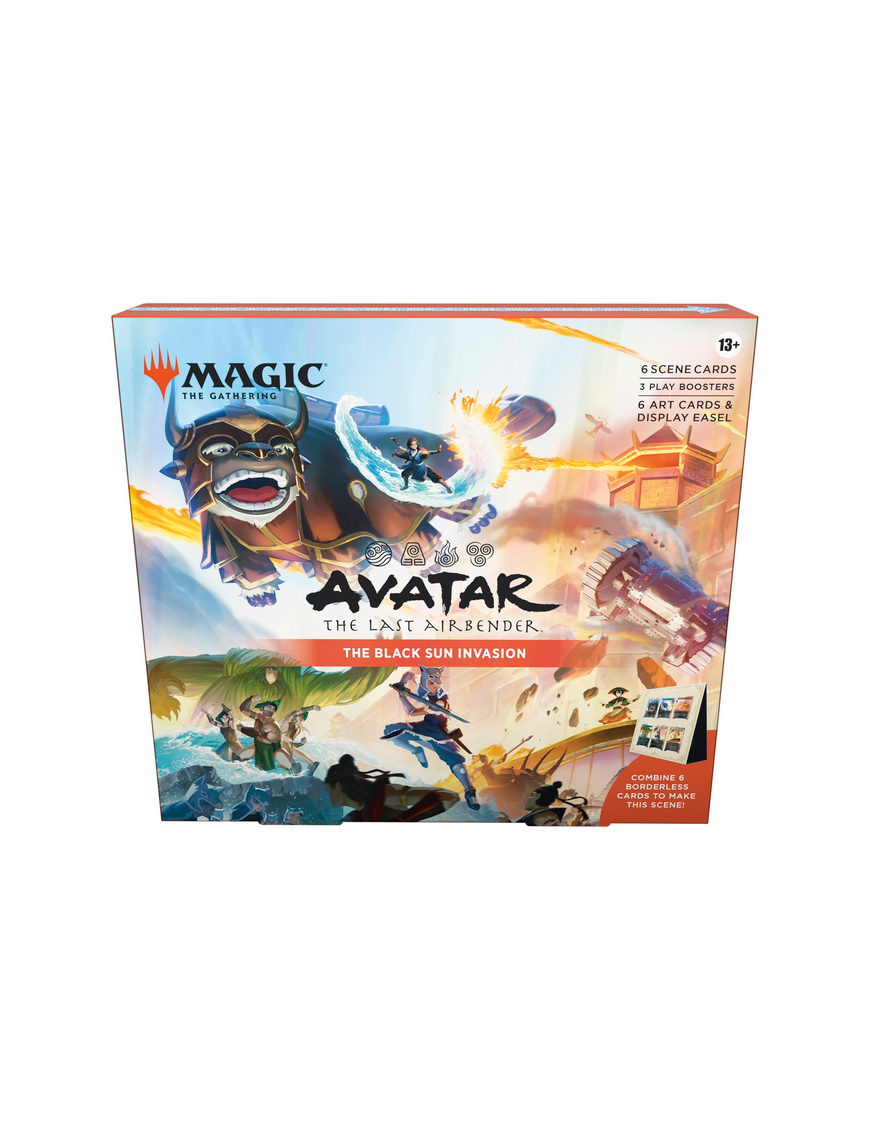 Magic Avatar, le dernier maître de l'air Scene Box The black Sun Invasion Anglais MTG the Last Airbender