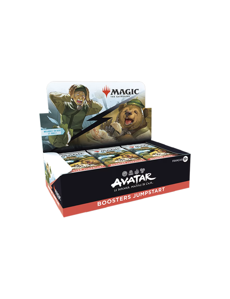 Magic Avatar, le dernier maître de l'air Boite de 24 Boosters Jumpstart Display FR MTG