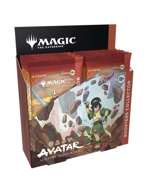Magic Avatar, le dernier maître de l'air Boite de 12 Boosters Collector Display FR MTG