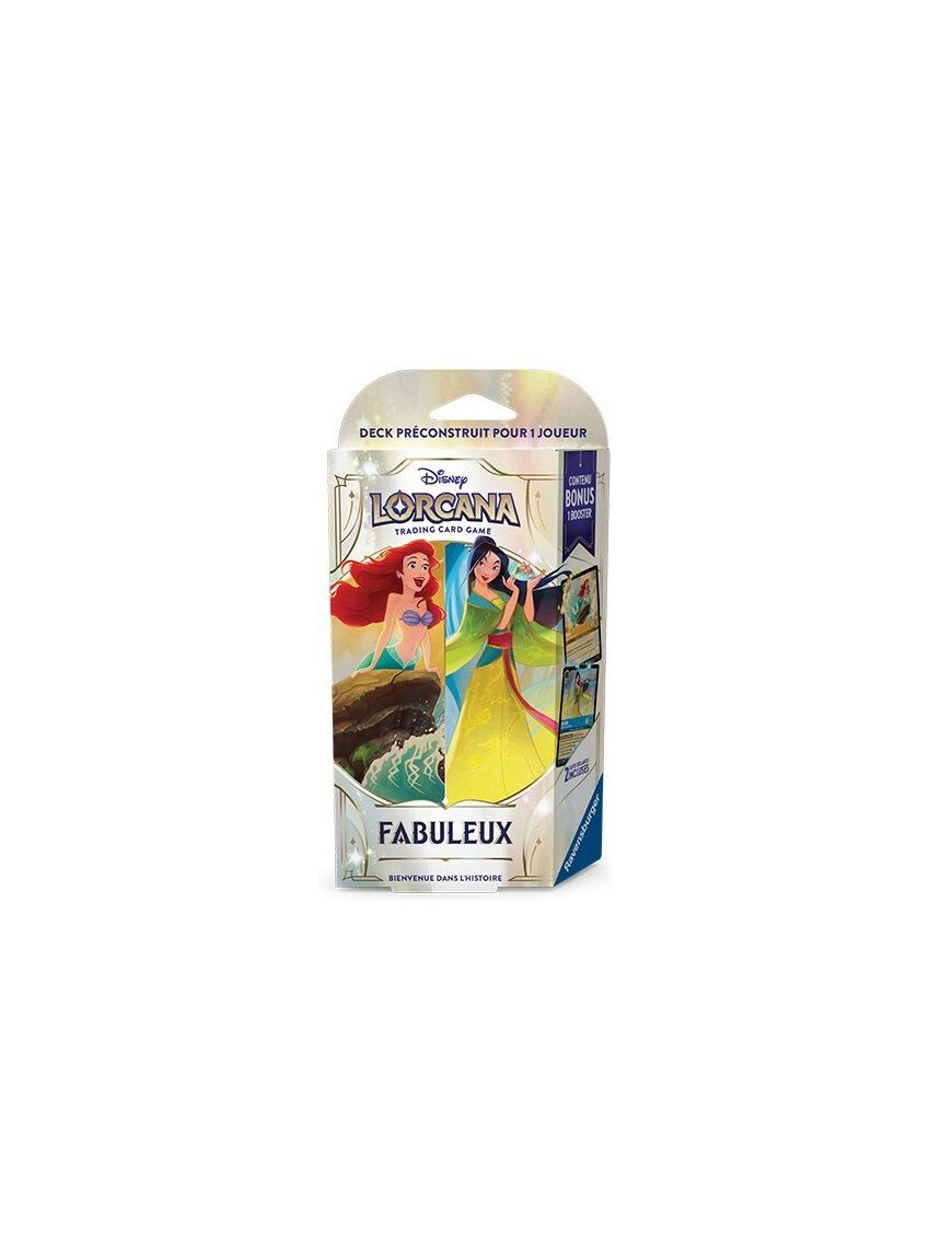 Lorcana Disney Fabuleux Deck de démarrage Ariel Et Mulan FR Chapitre 9