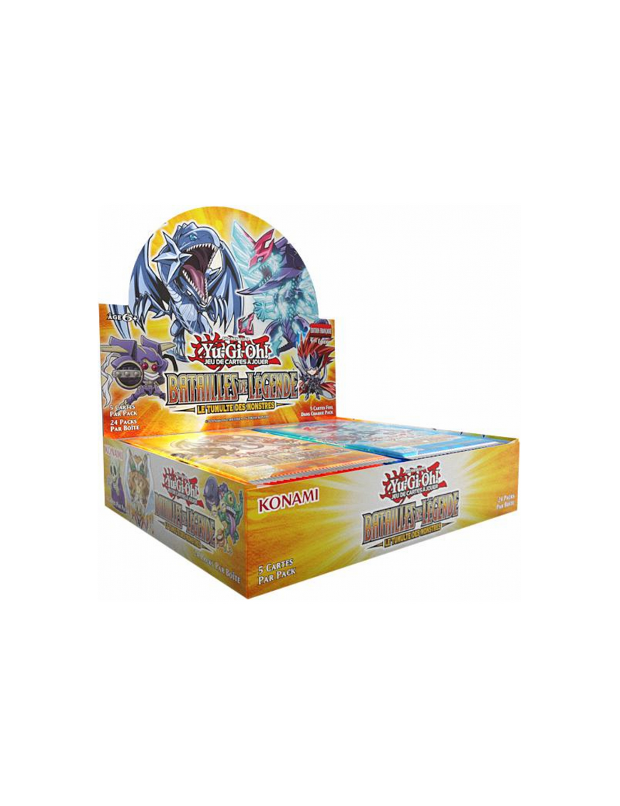 YuGiOh Boite de 24 Boosters Batailles de Légende : Le Tumulte des Monstres Display FR Konami
