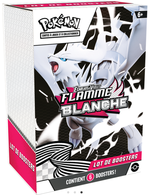 Pokemon Flamme Blanche Bundle de 6 boosters FR Pokemon Compagny