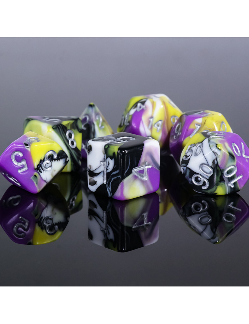Lot de 7 dés Brisk Melody FR Epic Forge