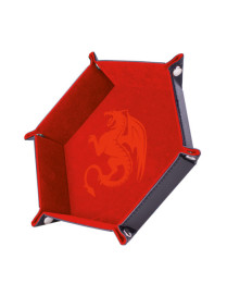 Piste de dés Red Dragon Cuir et Velours FR Epic Forge