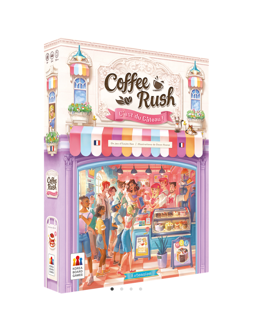 Coffee Rush Extension Cest du Gâteau FR Korea Board Games