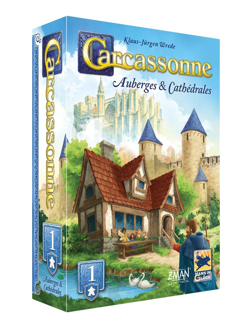Carcassonne Ext N°1 Auberges & Cathédrales FR Z-man Games 2025