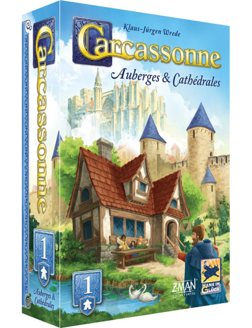 Carcassonne Ext N°1 Auberges & Cathédrales FR Z-man Games 2025