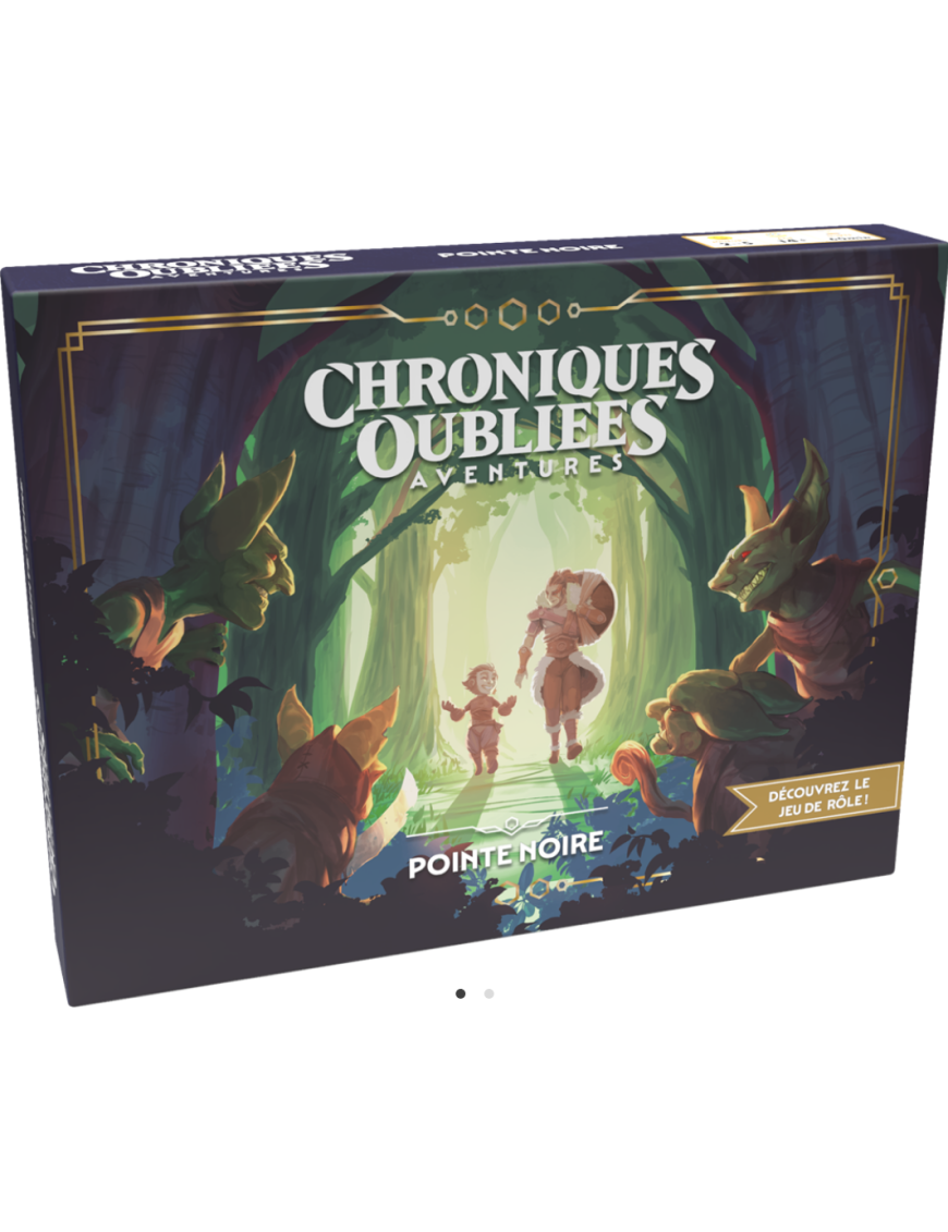 Chroniques Oubliées : Boite Initiation Pointe noire JDR FR Black Book Editions