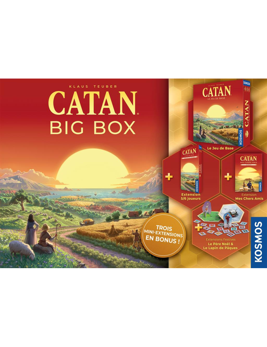 Catan Big Box 2025 Francais Kosmos Nouvelle edition
