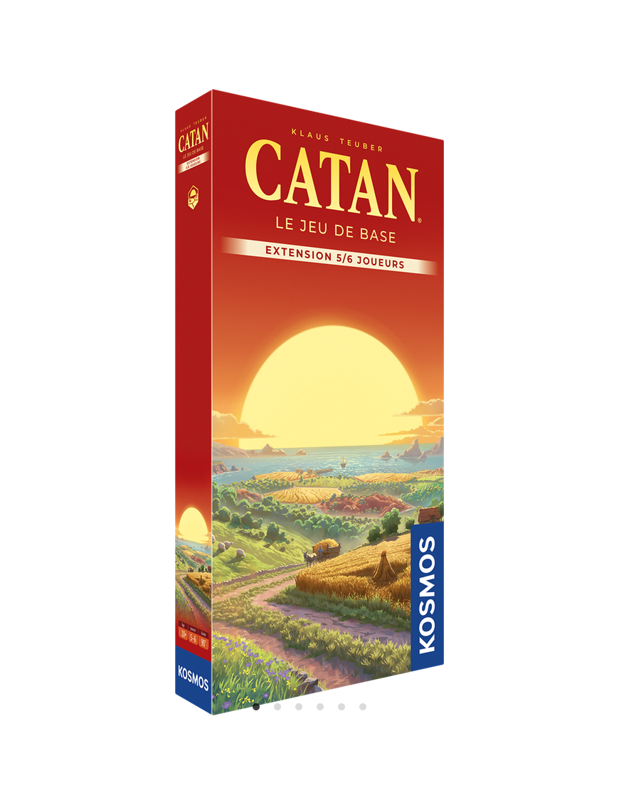 Catan Extension : jeu de base 5-6 joueurs Francais Nouvelle edition Kosmos