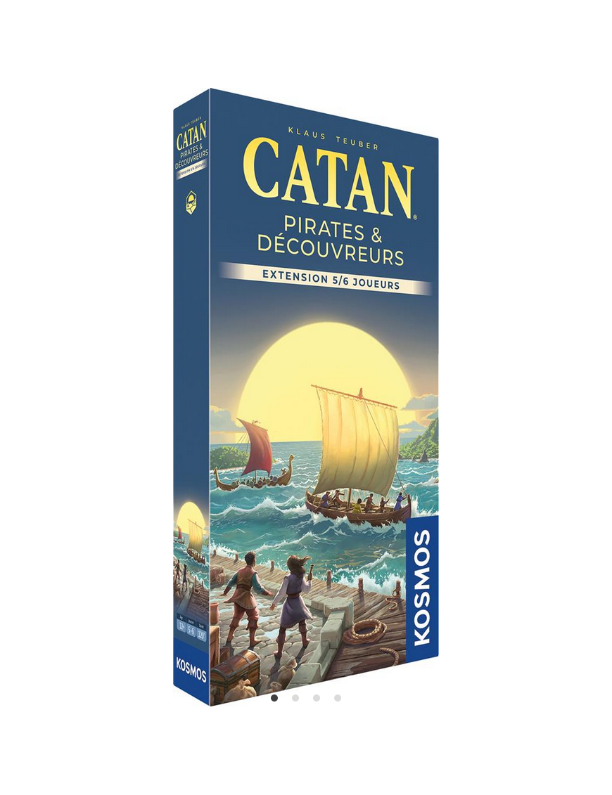 Catan Extension : Pirates et découvreurs 5-6 joueurs Francais Nouvelle edition Kosmos