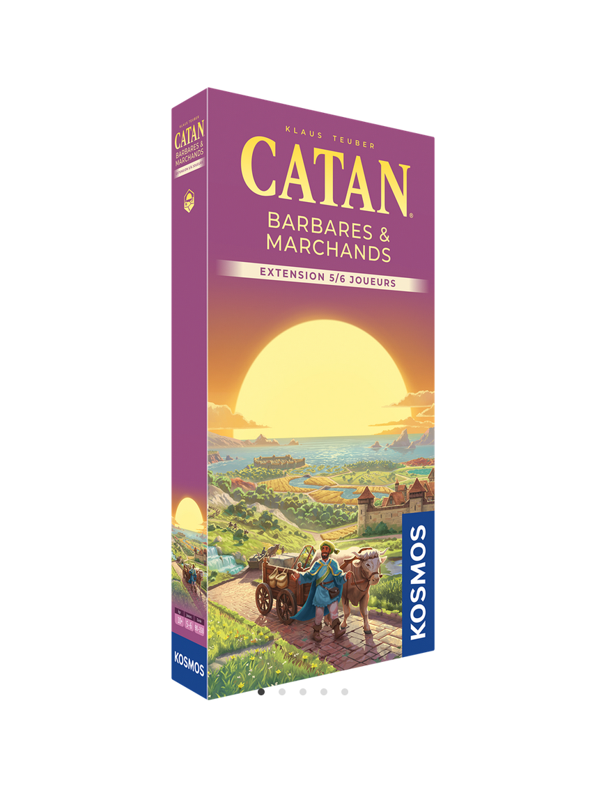 Catan Extension : Barbares et marchands 5-6 joueurs Francais Nouvelle edition Kosmos