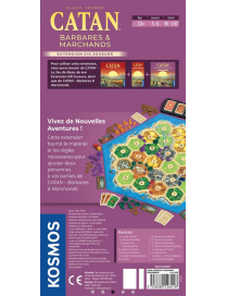 Catan Extension : Barbares et marchands 5-6 joueurs Francais Nouvelle edition Kosmos