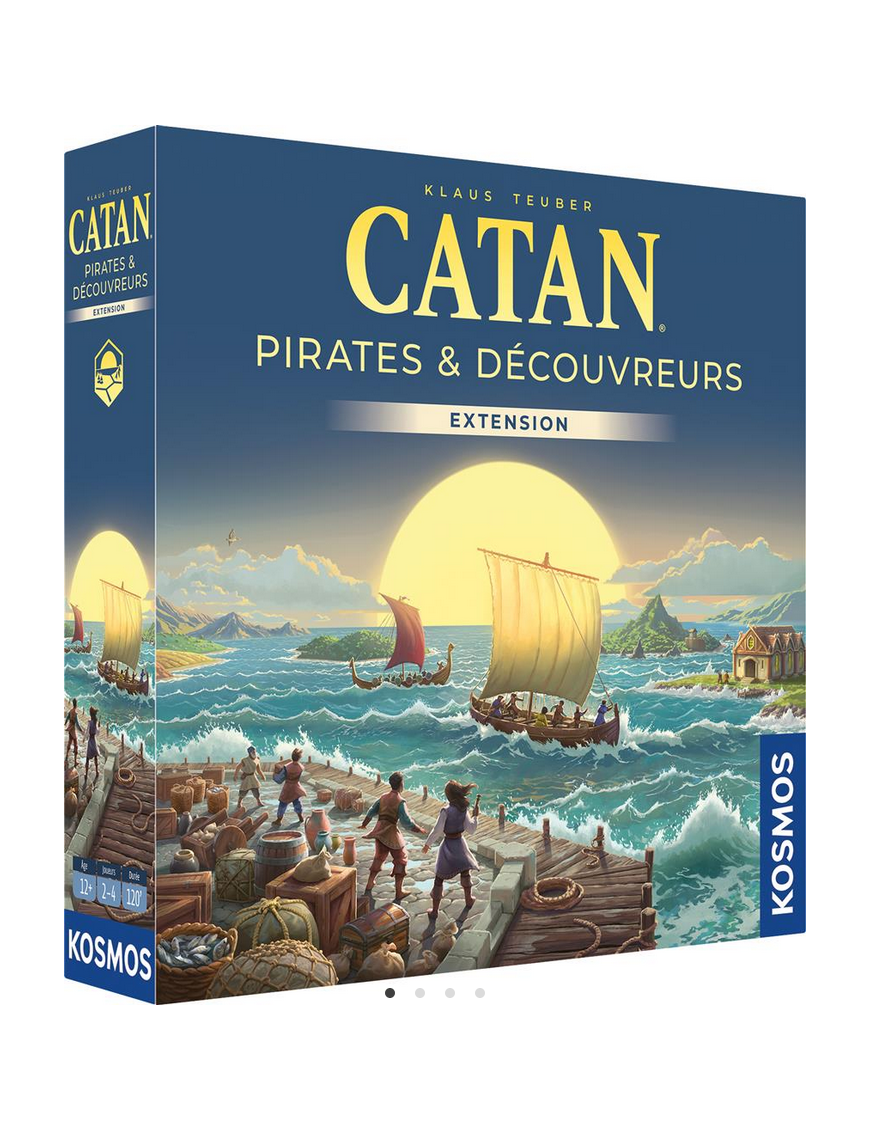 Catan Extension : Pirates et découvreurs Francais Nouvelle edition Kosmos