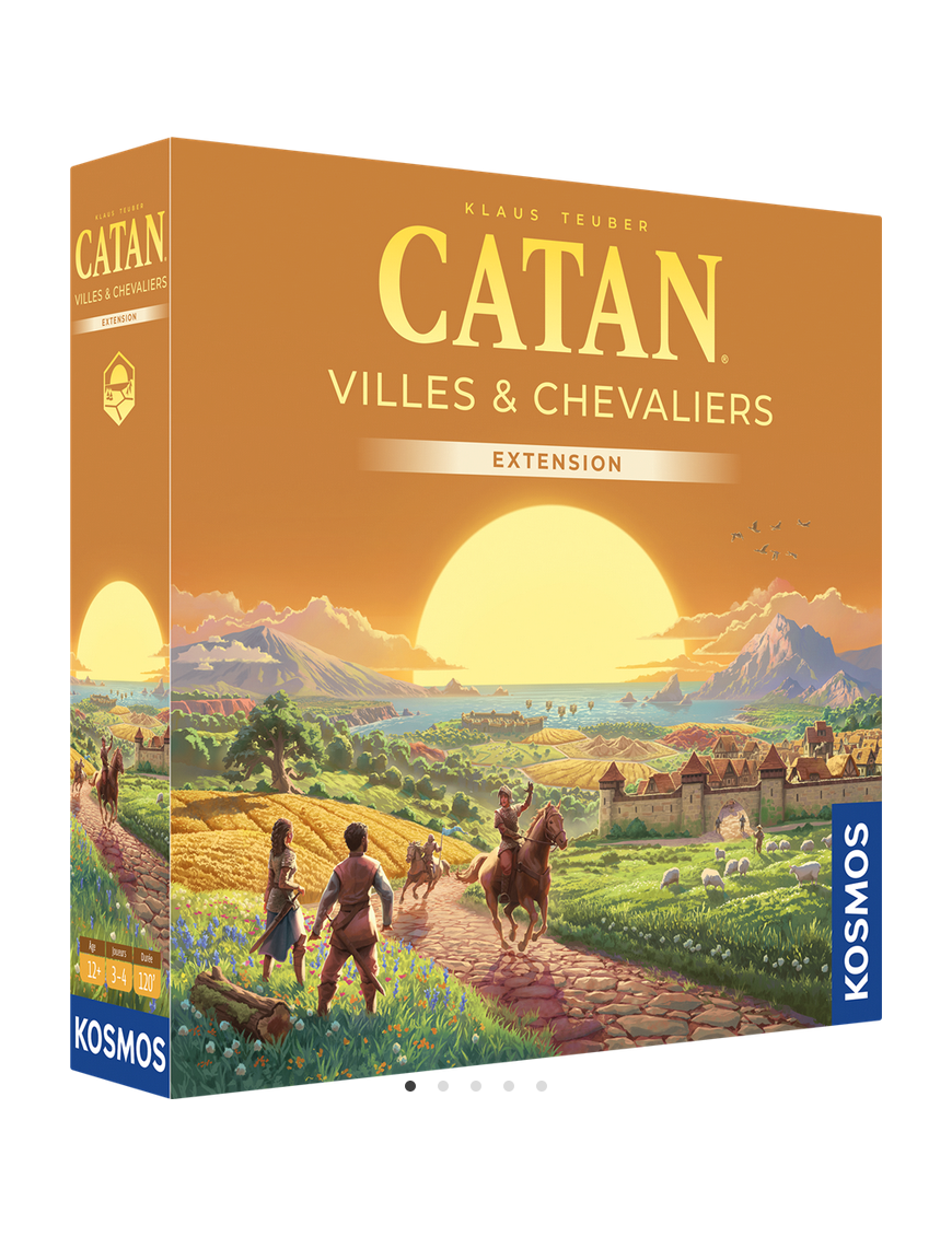 Catan Extension : Villes et chevaliers Francais Nouvelle edition Kosmos