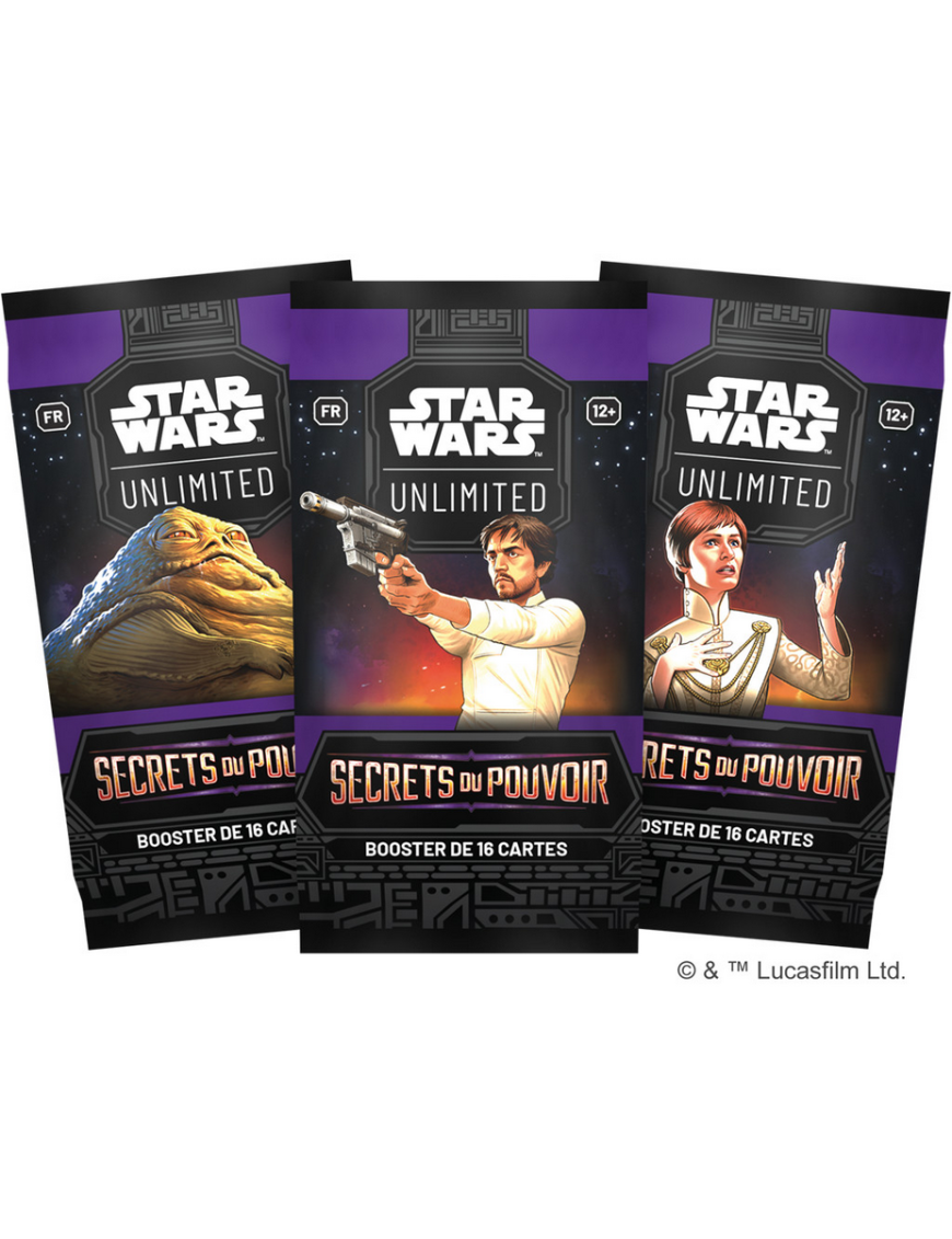 Star Wars Unlimited Secrets du Pouvoir Booster FR FFG