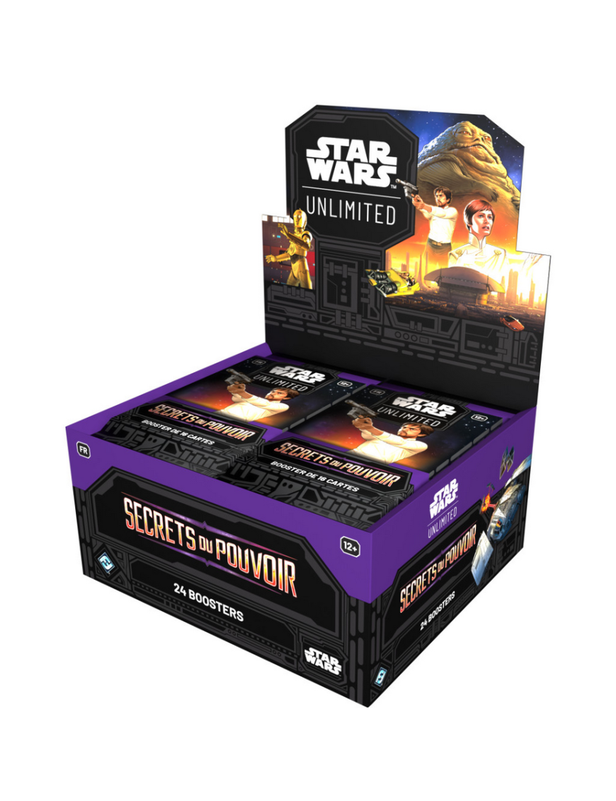 Star Wars Unlimited Secrets du Pouvoir Boite de 24 Boosters Display FR FFG