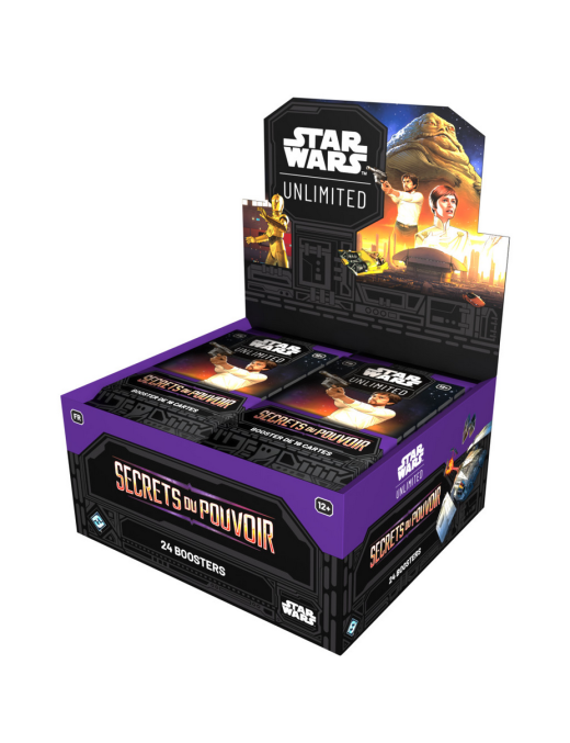 Star Wars Unlimited Secrets du Pouvoir Boite de 24 Boosters Display FR FFG