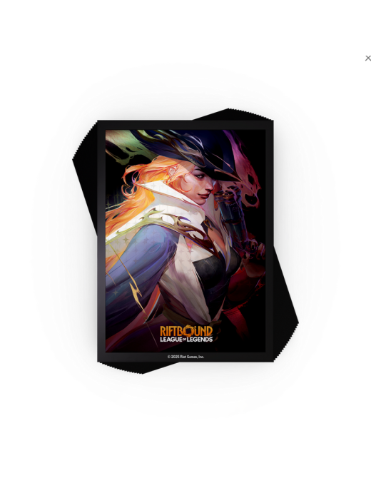 Sleeves Riftbound : League of Legends TCG 100 Protege cartes Standard Miss Fortune