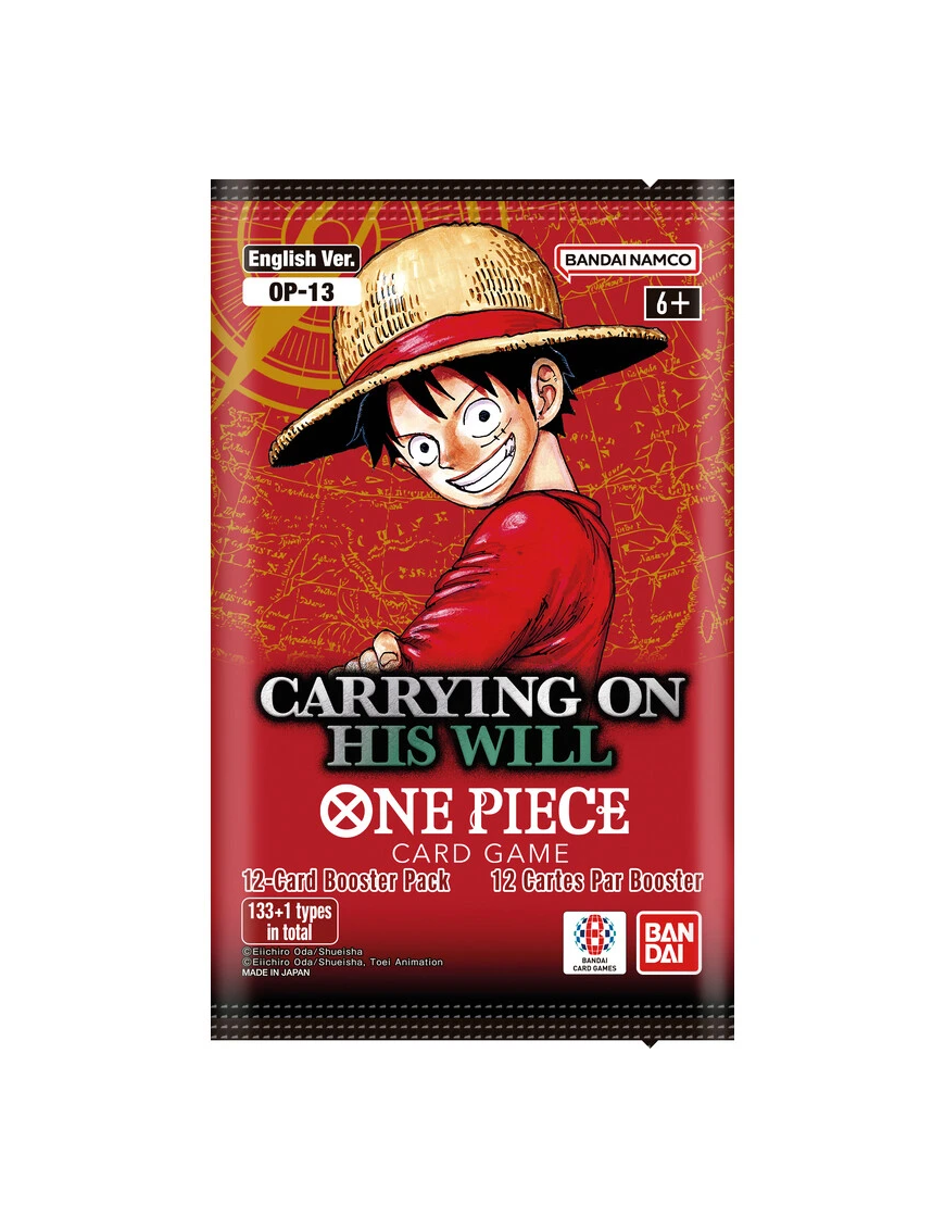 One Piece Carrying on his will OP-13 Booster EN Bandai (Boite x 24) OP13