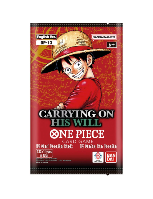 One Piece Carrying on his will OP-13 Booster EN Bandai (Boite x 24) OP13