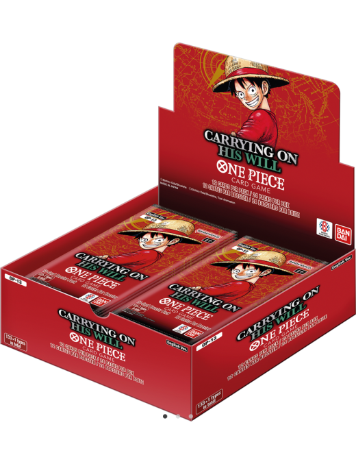 One Piece Carrying on his will OP-13 Boite de 24 Boosters EN Bandai Display OP13