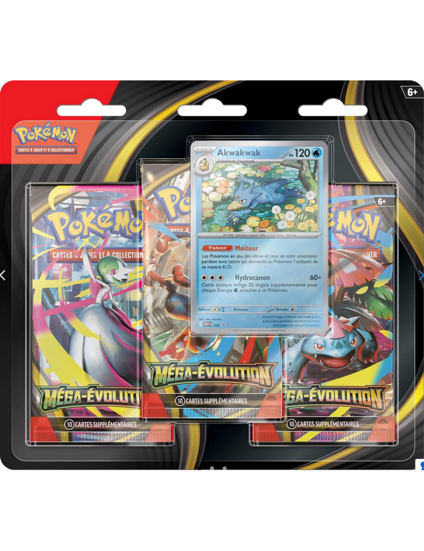 Pokemon Mega Evolution pack 3 boosters ME01 FR