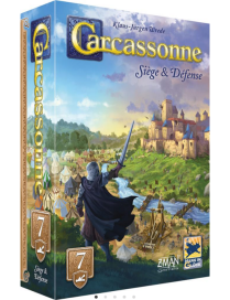 Carcassonne Ext N°7 Siège et Défense FR Z-man Games 2025