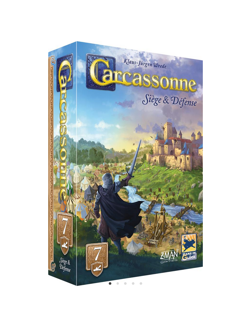 Carcassonne Ext N°7 Siège et Défense FR Z-man Games 2025