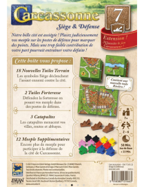 Carcassonne Ext N°7 Siège et Défense FR Z-man Games 2025